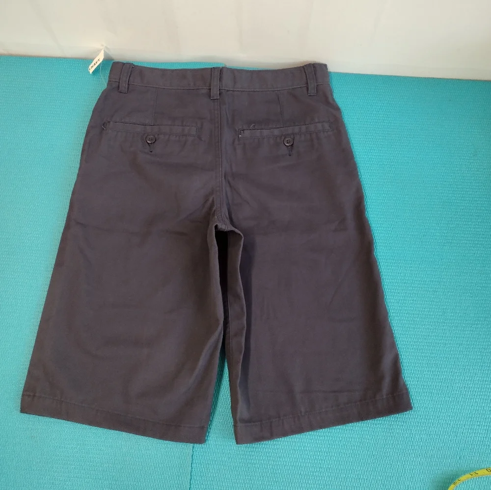 NEW Old Navy Youth Boys Chino Shorts Bermuda Navy Size 16